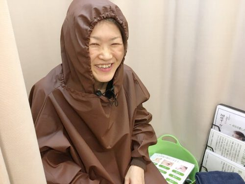よもぎ蒸しのお客様